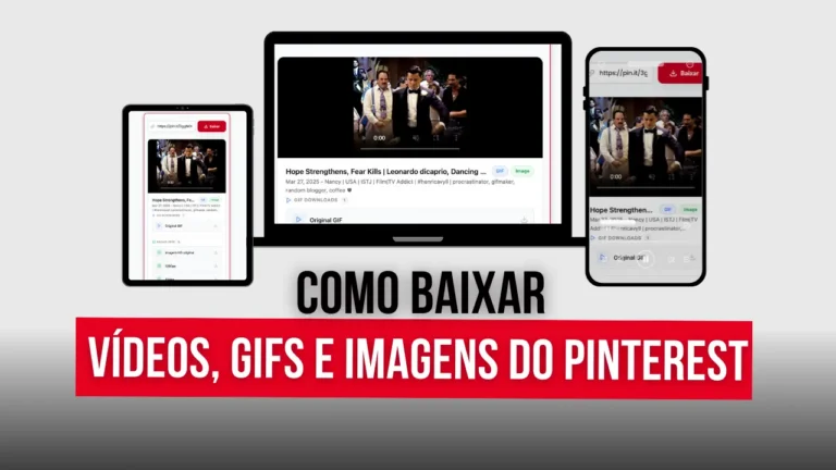 Como baixar vídeos, GIFs e imagens em HD do Pinterest